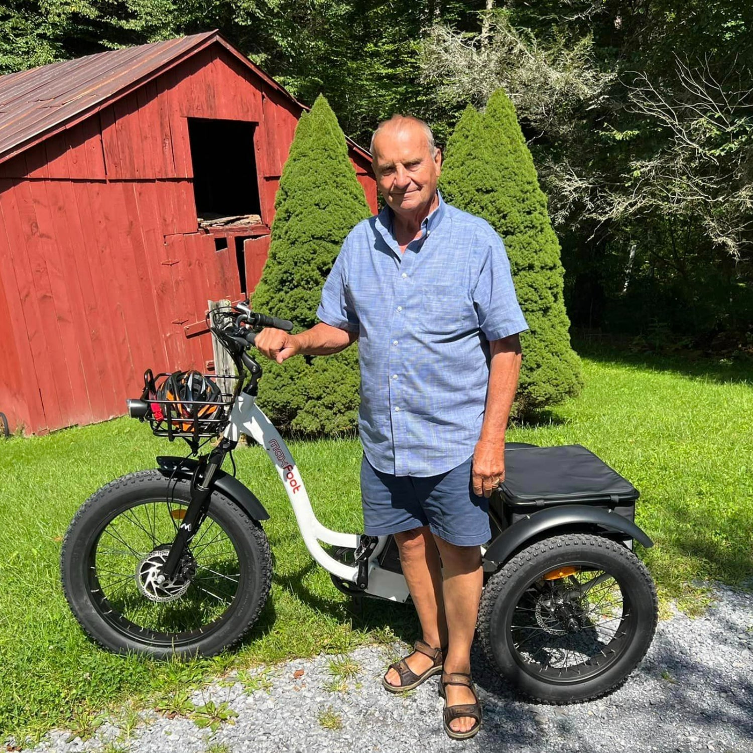 3-Wheel Electric Mobility Scooter – Compact Folding Mobility Scooter for Adults
